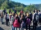 Gli alunni della scuola secondaria di San Lorenzo al Mare in gita al casone dei partigiani