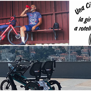 La Giraffa a Rotelle pedala con Andrea Devicenzi: al via il viaggio dei “4 elementi” La Giraffa a Rotelle pedala con Andrea Devicenzi: al via il viaggio dei “4 elementi”