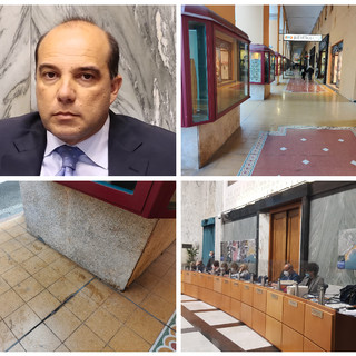 Imperia, pavimentazione dei portici di Oneglia già dissestata: il capogruppo Pd Fabrizio Risso chiede un sopralluogo Imperia, pavimentazione dei portici di Oneglia già dissestata: il capogruppo Pd Fabrizio Risso chiede un sopralluogo