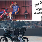 La Giraffa a Rotelle pedala con Andrea Devicenzi: al via il viaggio dei “4 elementi” La Giraffa a Rotelle pedala con Andrea Devicenzi: al via il viaggio dei “4 elementi”
