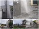 Imperia: esplode tubo della rete idrica, geyser di alcuni metri in via Colombera (foto e video)