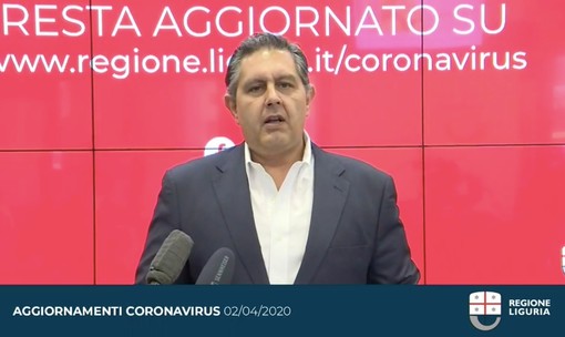 Coronavirus: il Presidente Toti e l'Assessore Viale sulle Rsa "Le nostre azioni un mese prima di quelle del Governo" Coronavirus: il Presidente Toti e l'Assessore Viale sulle Rsa "Le nostre azioni un mese prima di quelle del Governo"