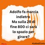 LA GRAFFIATA. Adolfo fa marcia indietro. Ma sulla 28 di fine 800 ci sarà lo spazio per girare?
