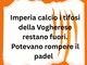LA GRAFFIATA. Imperia calcio i tifosi della Vogherese restano fuori: potevano rovinare il padel