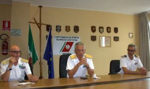 Il Comandante Generale del Corpo delle Capitanerie di Porto Giovanni Pettorino in visita al Compartimento Marittimo di Imperia e all’Ufficio Circondariale Marittimo Loano-Albenga