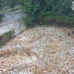 Mendatica sotto la grandine, la perturbazione del weekend di fine luglio colpisce la Valle Arroscia