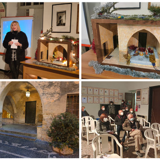 Imperia, presentato al Circolo Parasio il presepe di Giuseppe Ascheri ambientato in piazza Pagliari. Gazzano: "Ci racconta come eravamo e, magari, ci fa anche po' capire come saremo”  (foto e video)