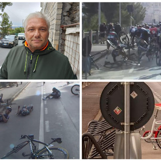 Imperia, rastrelliera fa cadere i ciclisti alla Classicissima, Gagliano: "Era tutto a norma"