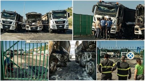 Sanremo: messi sotto sequestro i camion bruciati a Bussana, Mochen &quot;Sospettiamo che sia doloso difficile pensare a cortocircuito&quot;