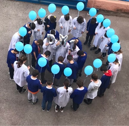 Nella foto, l'iniziativa di una scuola di Ventimiglia per la Giornata Nazionale del Diabete. Nella foto, l'iniziativa di una scuola di Ventimiglia per la Giornata Nazionale del Diabete.