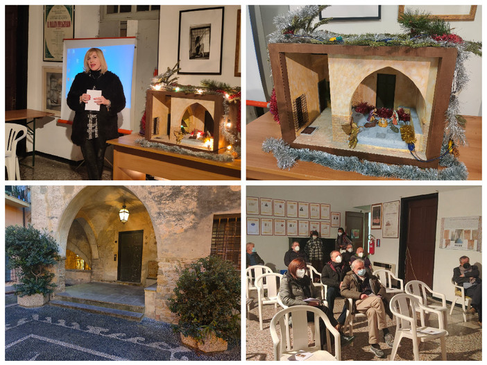 Imperia, presentato al Circolo Parasio il presepe di Giuseppe Ascheri ambientato in piazza Pagliari. Gazzano: "Ci racconta come eravamo e, magari, ci fa anche po' capire come saremo” (foto e video) Imperia, presentato al Circolo Parasio il presepe di Giuseppe Ascheri ambientato in piazza Pagliari. Gazzano: "Ci racconta come eravamo e, magari, ci fa anche po' capire come saremo” (foto e video)