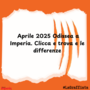GRAFFIATA SPECIALE. Aprile 2025 Odissea a Imperia. Clicca e trova le differenze