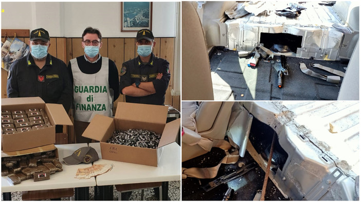 Ventimiglia: Finanza sequestra 32 kg di hashish al confine, la droga nel doppiofondo di un'auto Ventimiglia: Finanza sequestra 32 kg di hashish al confine, la droga nel doppiofondo di un'auto