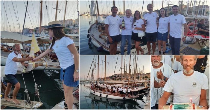 Vele e cibo si sposano in mare con “Barbara”, regina del mare del 1923 (foto)