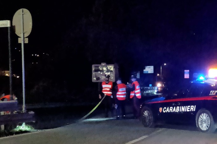 Scontro auto-moto in via Nazionale a Castelvecchio