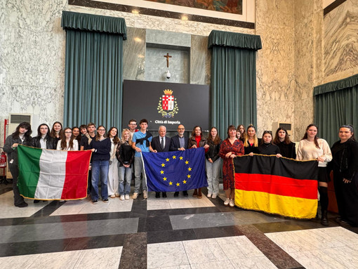 Imperia, studenti italiani e tedeschi celebrano i Trattati di Roma