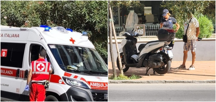 Imperia, scontro tra scooter e auto in via Della Repubblica: ferito un 30enne Imperia, scontro tra scooter e auto in via Della Repubblica: ferito un 30enne
