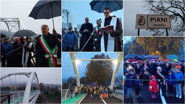 Inaugurato a Imperia il nuovo ponte dei Piani. Scajola: "Collegamento sicuro e scenografico"(foto e video) Inaugurato a Imperia il nuovo ponte dei Piani. Scajola: "Collegamento sicuro e scenografico"(foto e video)