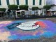 Diano Marina: l'infiorata celebra San Francesco e la Pace, con un occhio a Roma