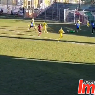 SPECIALE STADIO.  L'Imperia batte 1-0 il Saluzzo nel segno di Insolito (Video)