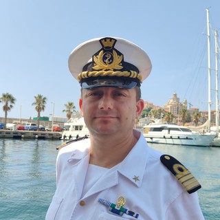 Il comandante della guardia Costiera di Imperia Matteo Prantner