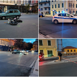 Imperia, scontro auto-moto: due feriti all'ospedale