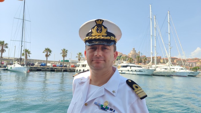 Il comandante della guardia Costiera di Imperia Matteo Prantner Il comandante della guardia Costiera di Imperia Matteo Prantner