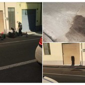 Emergenza buche a Castelvecchio, dopo la segnalazione de "La Voce" arriva l'intervento del Comune Emergenza buche a Castelvecchio, dopo la segnalazione de "La Voce" arriva l'intervento del Comune