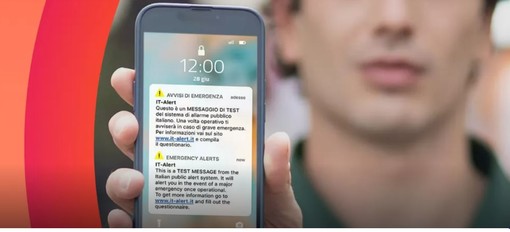 Protezione Civile: domani, 27 settembre, alle 12 il test del nuovo sistema di allertamento nazionale It-Alert in Liguria Protezione Civile: domani, 27 settembre, alle 12 il test del nuovo sistema di allertamento nazionale It-Alert in Liguria
