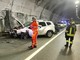 Bilancio dell’incidente nella galleria Zerbino sulla 28: tre feriti