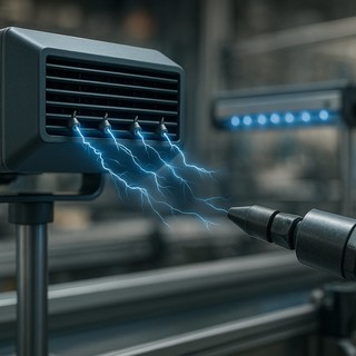 Ionizzatori industriali: come funzionano e quando servono per proteggere dai rischi elettrostatici