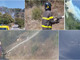 Chiusavecchia, incendio di sterpaglie e uliveto a ridosso della 28: vigili del fuoco al lavoro (foto)