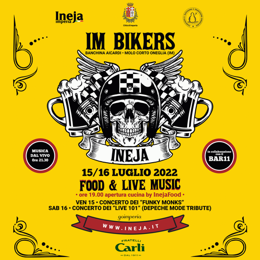 Imperia: venerdì prossimo appuntamento con ‘Im Bikers’ del Comitato San Giovanni e Tradizioni Onegliesi Imperia: venerdì prossimo appuntamento con ‘Im Bikers’ del Comitato San Giovanni e Tradizioni Onegliesi