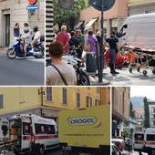 Donna investita da furgone sulle strisce pedonali a Imperia: soccorsa e trasportata in ospedale Donna investita da furgone sulle strisce pedonali a Imperia: soccorsa e trasportata in ospedale