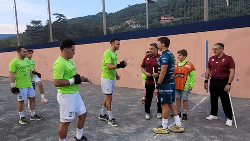 Barroero e Raviola prima nel match di andata di campionato                                                      (Foto Flammia)