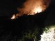 Prelà, incendio boschivo nella notte a Valloria: tempestivo l'intervento dei vigili del fuoco