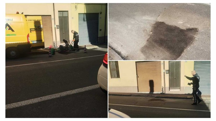 Emergenza buche a Castelvecchio, dopo la segnalazione de "La Voce" arriva l'intervento del Comune