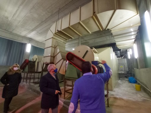 Imperia, il sindaco Scajola sul depuratore: "In corso il più importante intervento di manutenzione mai realizzato" (foto)