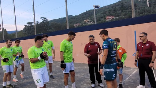 Barroero e Raviola nella gara di andata                                                                                                  (foto Flammia)