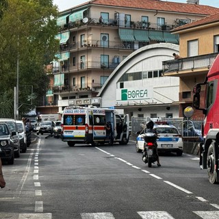 Incidente a Imperia: auto contro moto sull'Argine sinistro