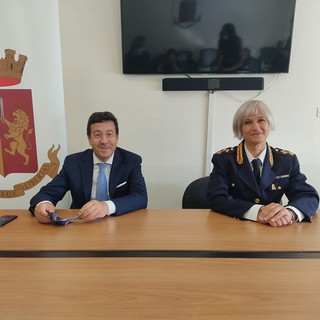 Il Questore Pietro Milone e il Vicario Iolanda Seri Il Questore Pietro Milone e il Vicario Iolanda Seri
