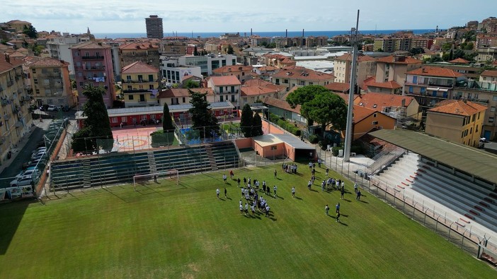 L'inaugurazione della discussa Cittadella dello Sport di Imperia L'inaugurazione della discussa Cittadella dello Sport di Imperia