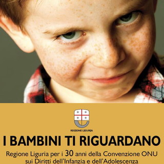 Minori: al via domani, campagna di Regione Liguria sui diritti del fanciullo in vista 30° anniversario Convenzione ONU