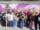 Imperia, festa per l'inaugurazione del nuovo murales del Carpe Diem (foto e video)