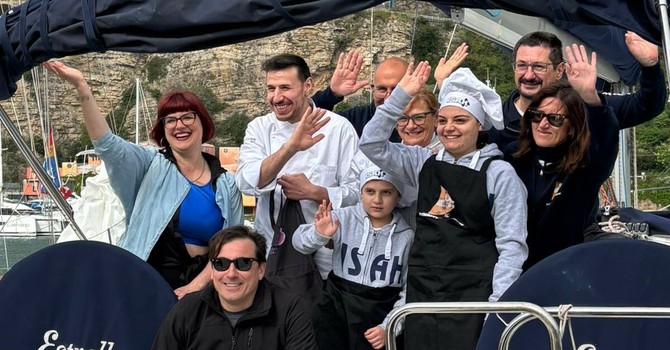 Yacht &amp; Flowers, i ragazzi dell' ISAH protagonisti a bordo