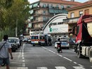 Incidente a Imperia: auto contro moto sull'Argine sinistro Incidente a Imperia: auto contro moto sull'Argine sinistro