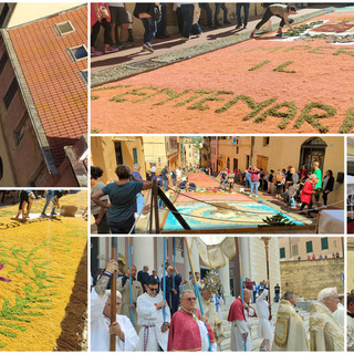 Imperia, lo spettacolo dell'Infiorata del Centenario (foto e video)