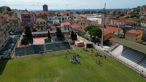 L'inaugurazione della discussa Cittadella dello Sport di Imperia L'inaugurazione della discussa Cittadella dello Sport di Imperia