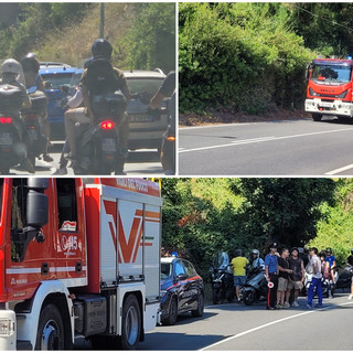 Cipressa, auto si ribalta sull’Aurelia: ferita una famiglia