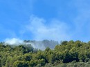 Incendio su Capo Berta: pineta e macchia mediterranea in fiamme Incendio su Capo Berta: pineta e macchia mediterranea in fiamme